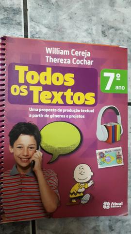 Livro Todos os Textos 7° ano