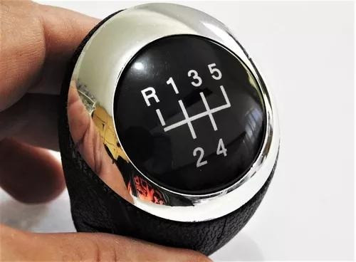 Manopla Bola De Câmbio Onix / Prisma / Cobalt / Spin / Sonic - Preto e cromado