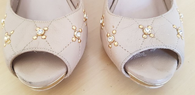 Peep Toe meia pata - Carmen Steffens n° 36 - Foto 3
