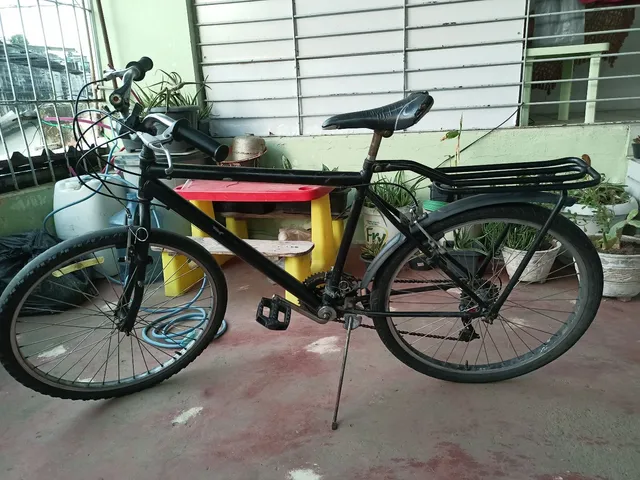 Garupa Bike Aro 20 24 26 + Almofada Assento P/ Bagageiro Carona +