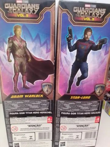 Boneco Star Lord Titan Hero 30cm Figura Guardiões Da Galáxia