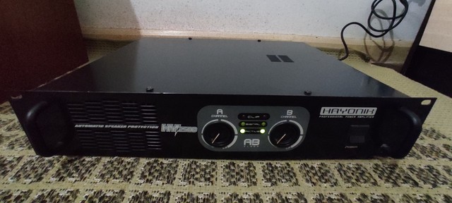 Amplificador Profissional Stereo HY 2500 500W RMS 4 Ohms Hayonik - Foto 2