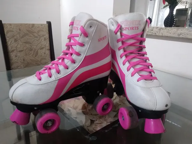 Patins Sports Roller Skate 4 Rodas Preto do 34-35 - Fênix - Fenix - Patins 4  Rodas - Magazine Luiza