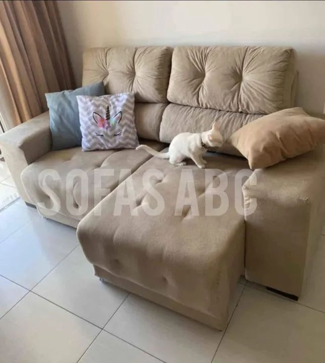SOFA RETRATIL RECLINÁVEL FRETE GRÁTIS  - Foto 2