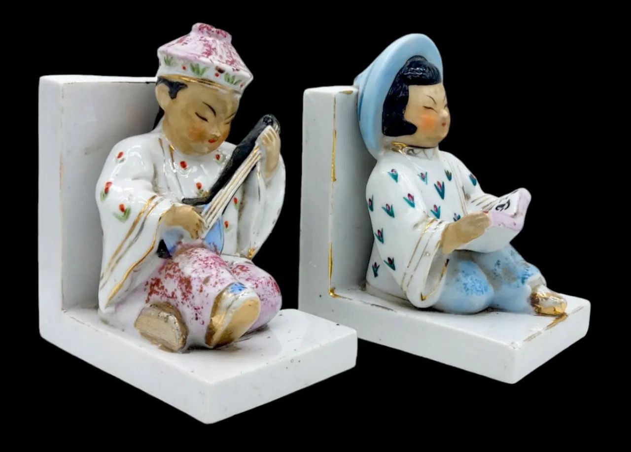Par de Porta-Livros Chinês - Foto 4