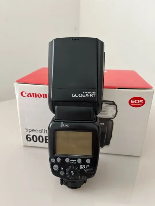 Oportunidade - Canon Genuíno Speedlite 600EX-RT - Completo com Caixa e Acessórios