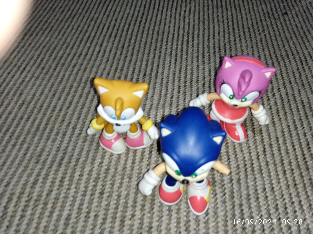 Personagens de Sonic . Kit com 3 bonecos em vinil 11cm - Foto 4