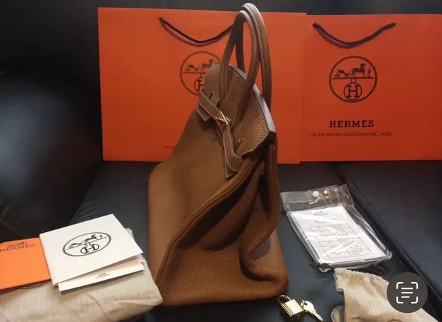 Bolsa Hermès Birkin 35 Gold Epsom - Foto 3