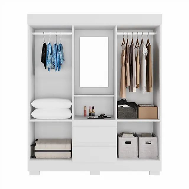 Guarda-Roupa Capelinha 4 Portas Isabely - Entrega/Montagem Grátis para Fortaleza - Foto 3