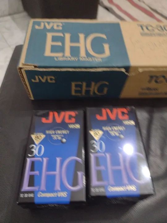 Fita compacto VHSc JVC TC 30 ehg 90 minutos.nova lacrada - Foto 4