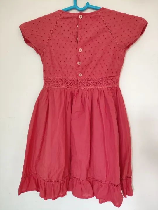 Vestido Infantil PUC - Laranja - 10 Anos - Foto 2