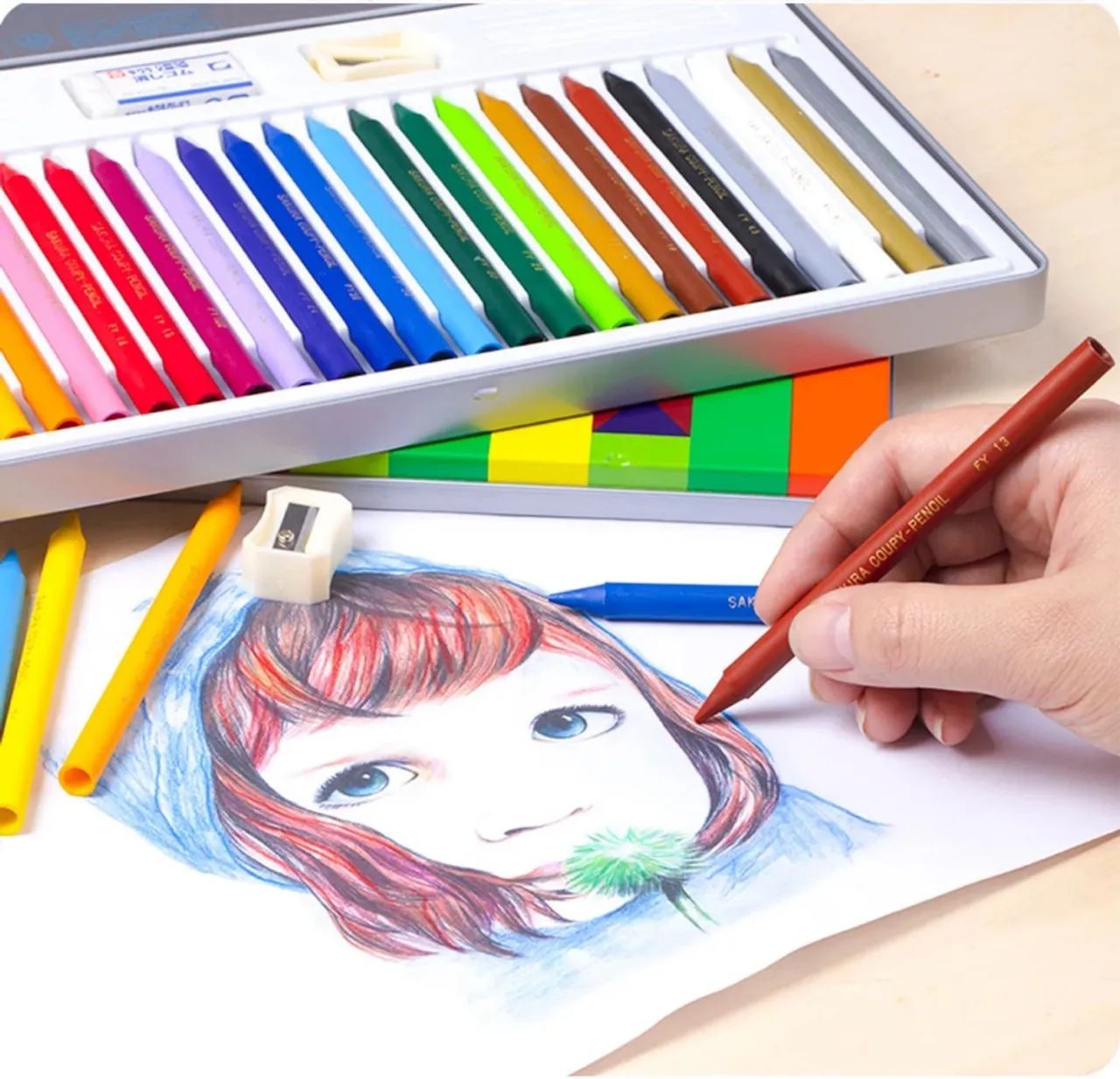 Lápis de cor 30 cores  - Foto 4