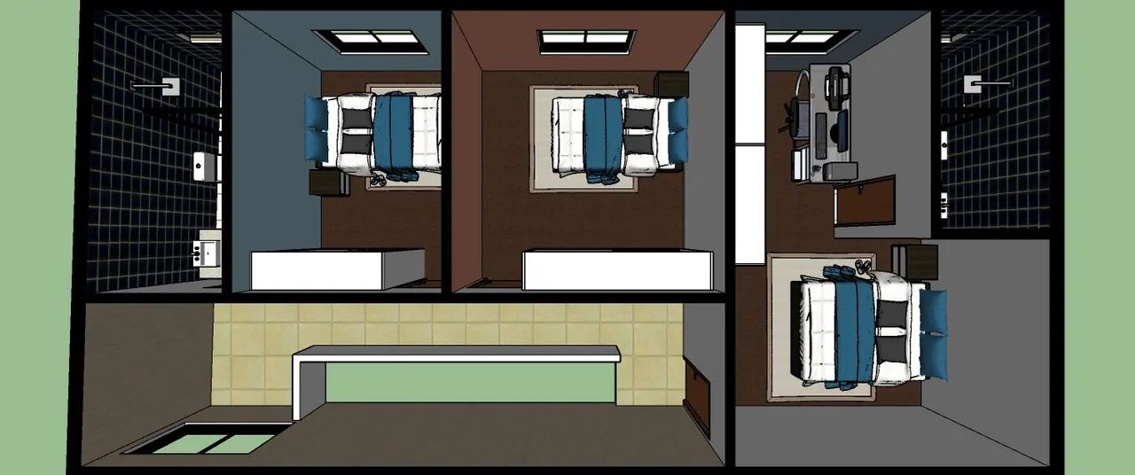Planta arquitetônico - plantas para comércio e casa - Foto 5