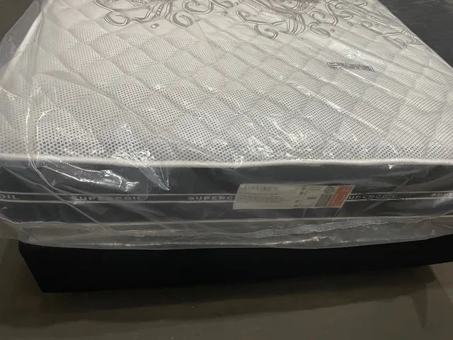 Cama box casal mola ensacada nova 