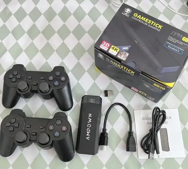 Video Game Retrô GD20 Lançamento! 2 controles 128GB - Foto 2