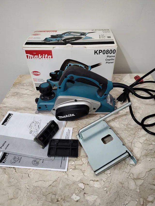 Plaina Elétrica 82 mm 620W - MAKITA-KP080082 - Foto 4