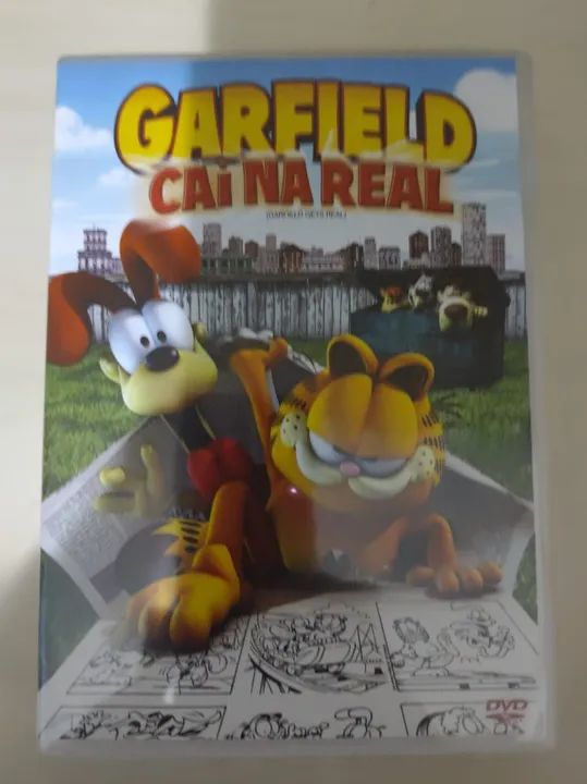 DVD Garfield Cai na Vida Real - Original