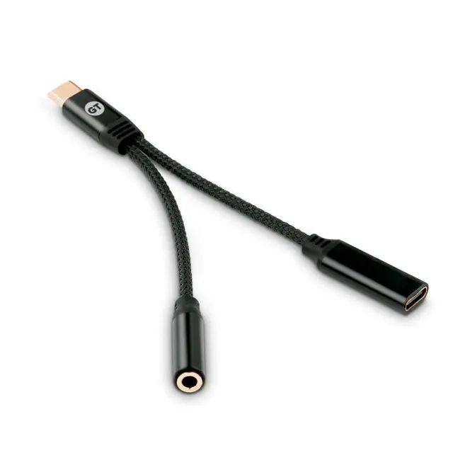 Adaptador USB-C para P2 e USB-C GT - WZetta - Foto 2