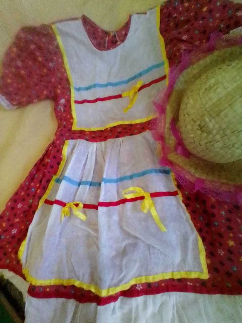 Vestido Caipira Infantil Completo Festa Junina ou Julina