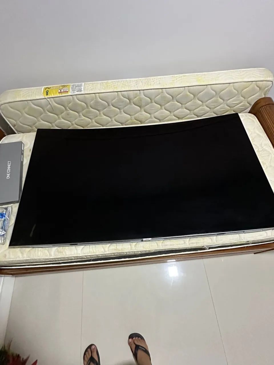 TV Samsung QLED Q8C - Display quebrado - Foto 2