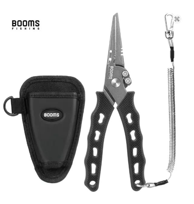 Alicate de pesca Booms com bainha - Novo