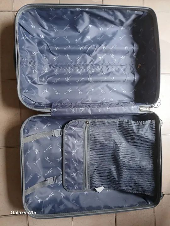 Mala de Viagem Eversstrong Cinza - Foto 6