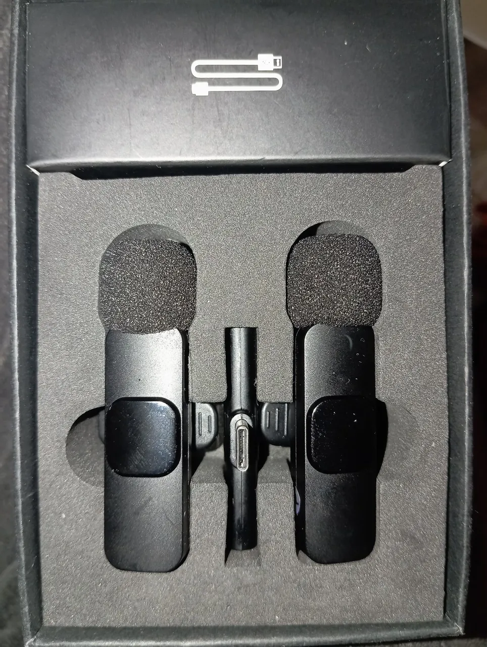 Microfone sem fio K9 para celular - Tipo C