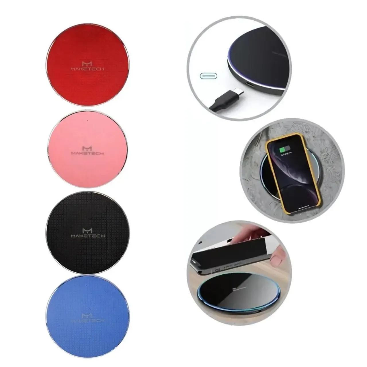 Carregador De Celular Sem Fio Por Indução Slim 10w - Foto 2