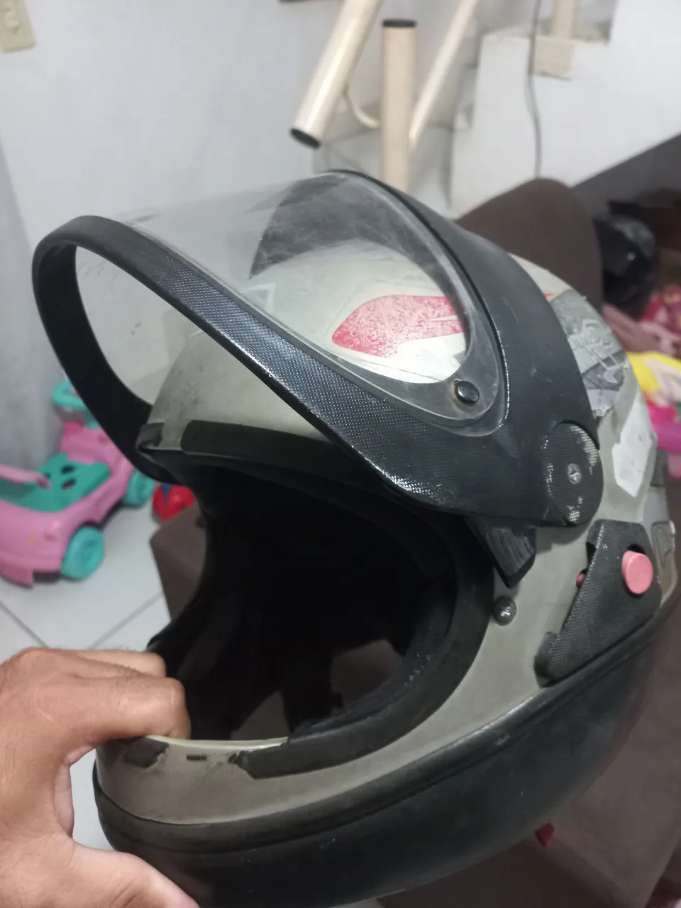 Capacete usado