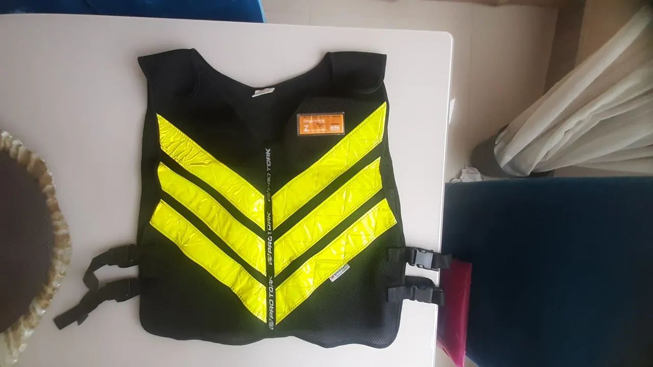 Colete refletivo para moto-boy 