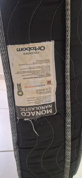 Colchão e base Box de Casal em ótimo estado - Foto 5