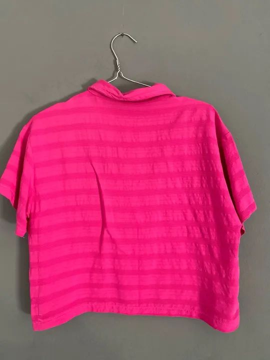 blusa croped rosa m - Foto 3