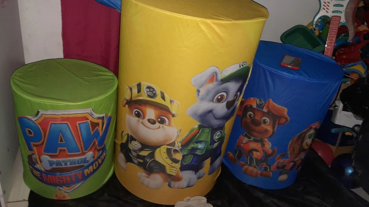 VENDO 3 CAPAS CILINDRO UMA DE PAINEL TEMA PATRULHA CANINA  - Foto 3