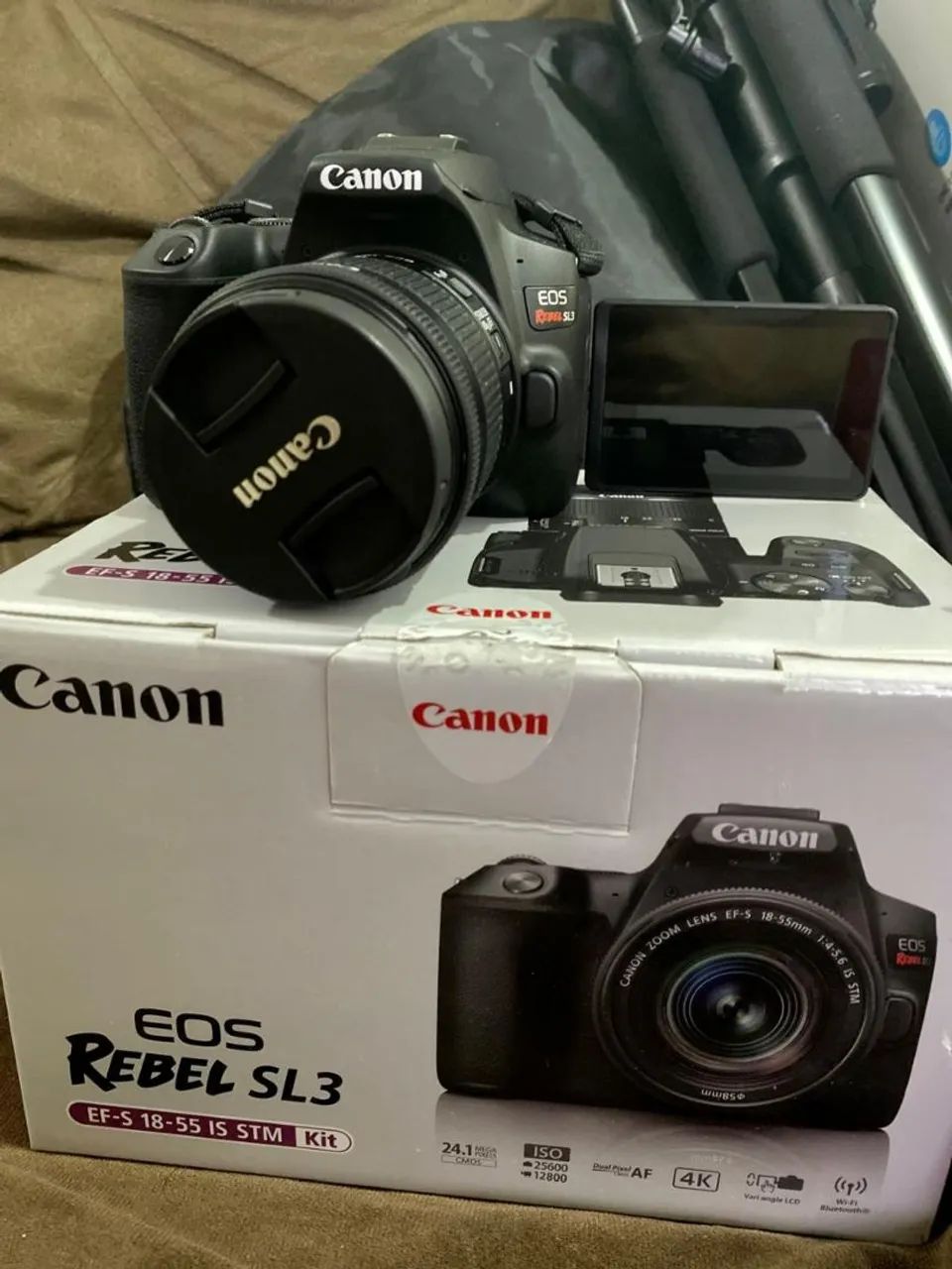 Kit Canon Rebel SL3 + Acessórios (Semi-novo) - Foto 5