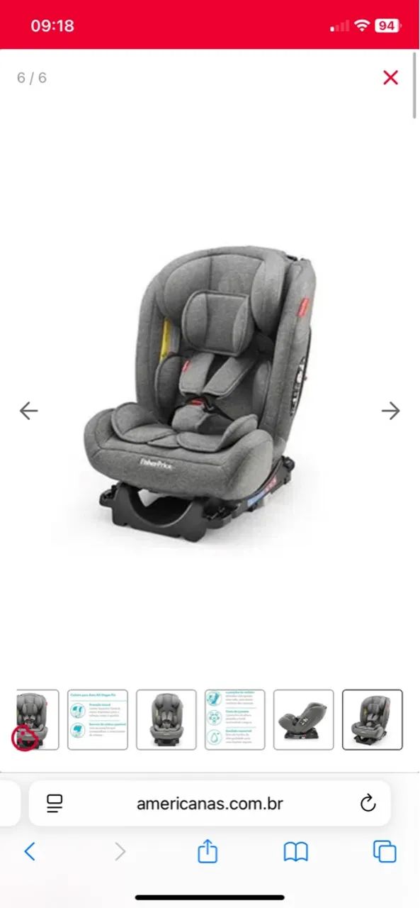 Cadeirinha Fisher Price ISOFIX  - Foto 5