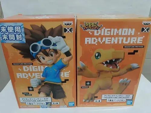 Digimon Adventure - Agumon E Taichi - Dxf Figure Banpresto