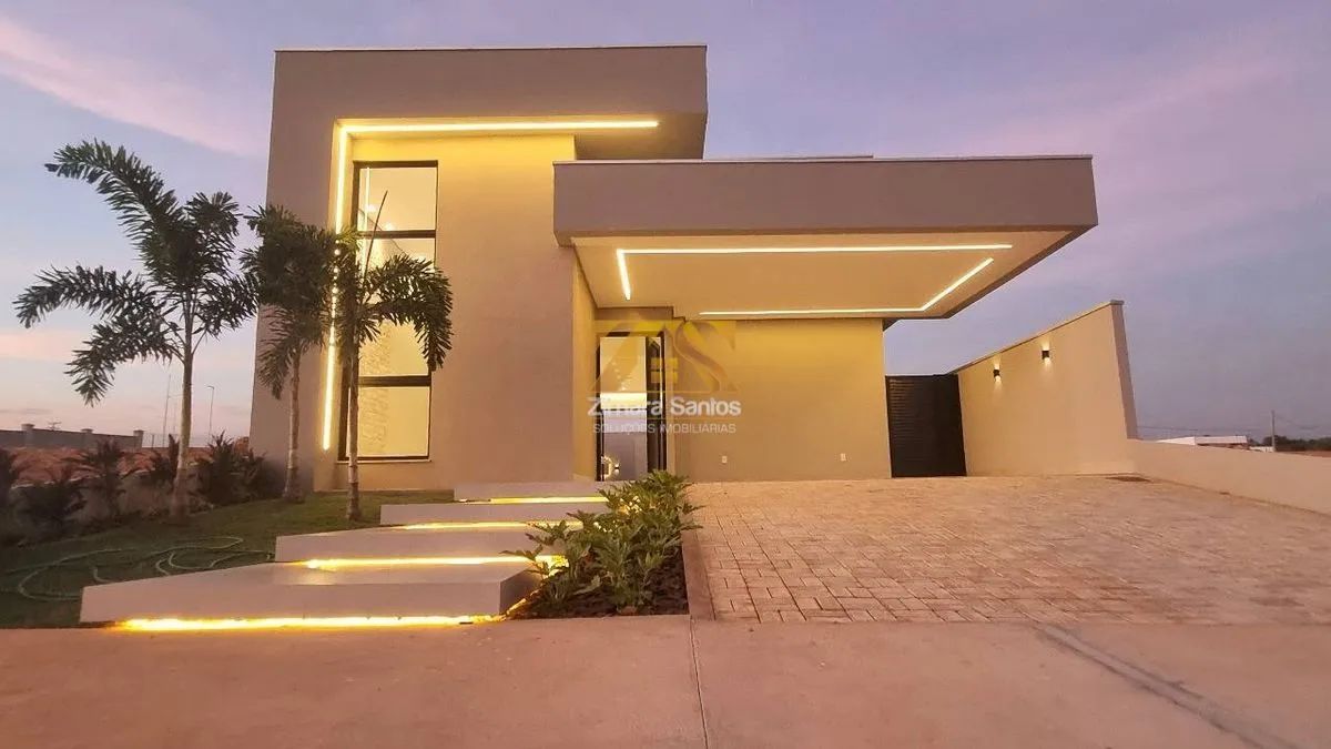 Casa Alto Padrão com 3 suítes plenas, 138 m² - ARSE 153 - Condomínio Buriti Garden Prime - - Foto 2