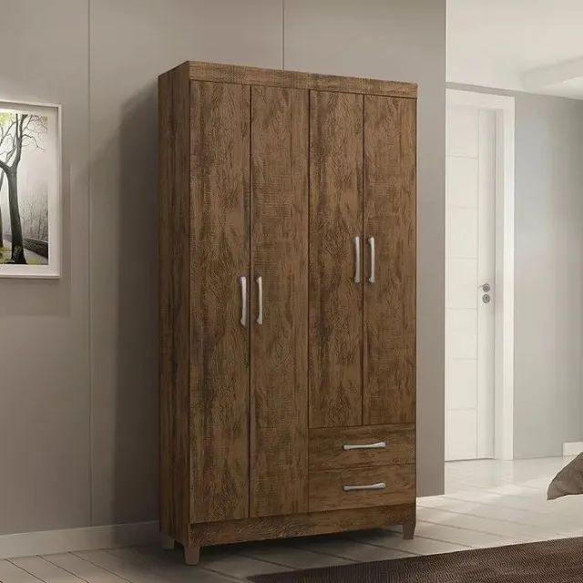 Promoção Guarda Roupa Marrom 4 Portas- 07/02/25   - Foto 2