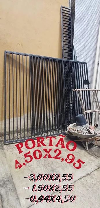PORTÃO 4,50X3,00 - 03 PEÇAS - Foto 2