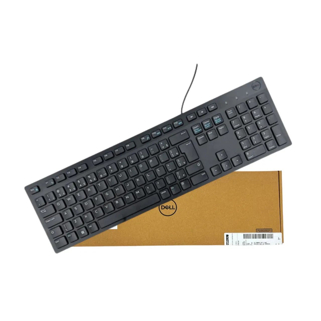 Teclado e mouse Dell com fio Novo