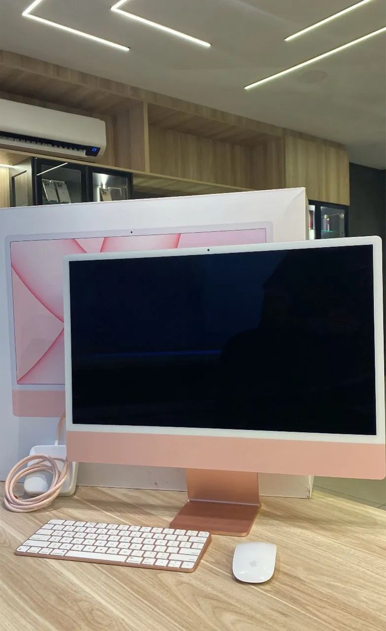 iMac M1 256GB | 8GB Rosa | Sem detalhes - Seminovo