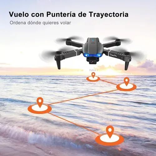 Drone 4k Wifi 2 Dupla Hd Câmeras Profissional Cor Preto Preto - Foto 3