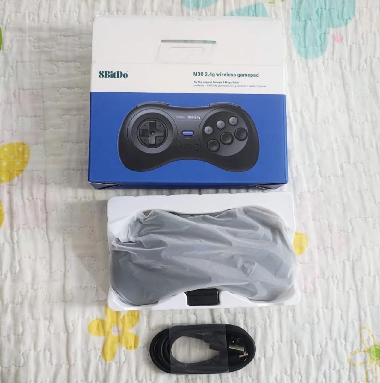 Controle 8BitDo M30 p Mega Drive, Switch e PC - Foto 3