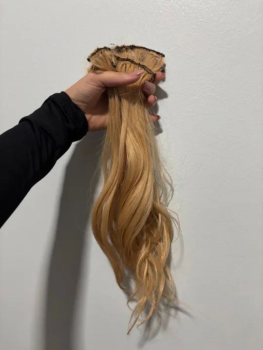 Mega Hair 60g - Cabelo Humano - Loiro Claro - Foto 4