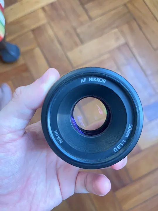 Lente Nikon 50mm f/1.8D ORIGINAL Perfeito Estado - Foto 4