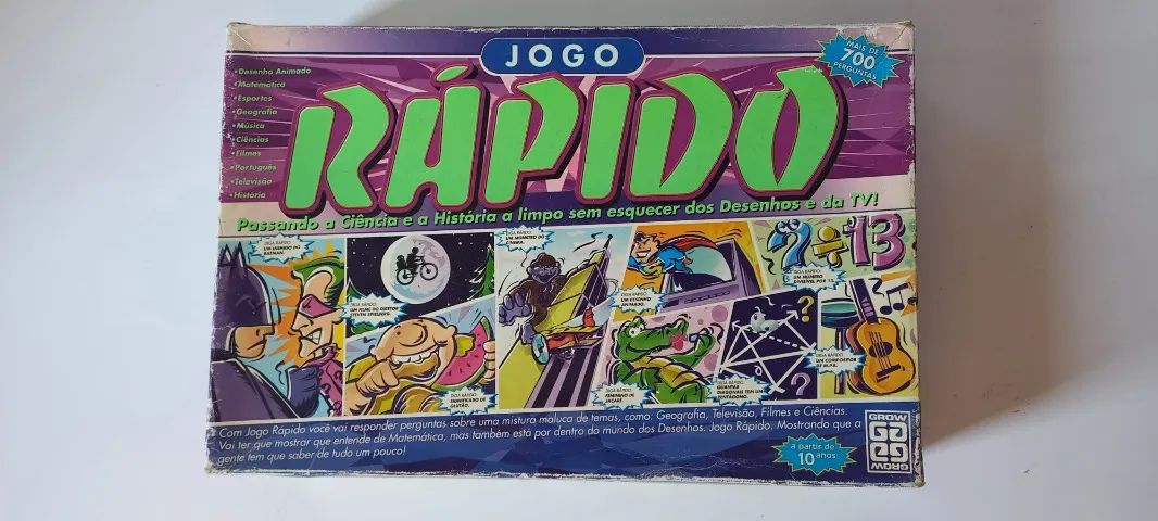 Jogo Rápido Grow - Antigo Anos 80 Completo