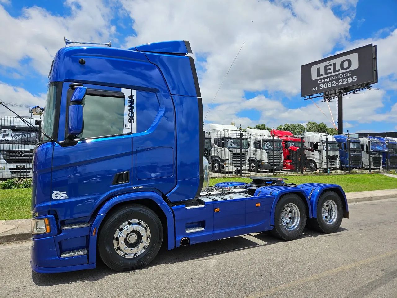 Scania R540 6x4 Bug Leve mola Teto Alto automático RETARDER Farol de teto e grade  - Foto 5