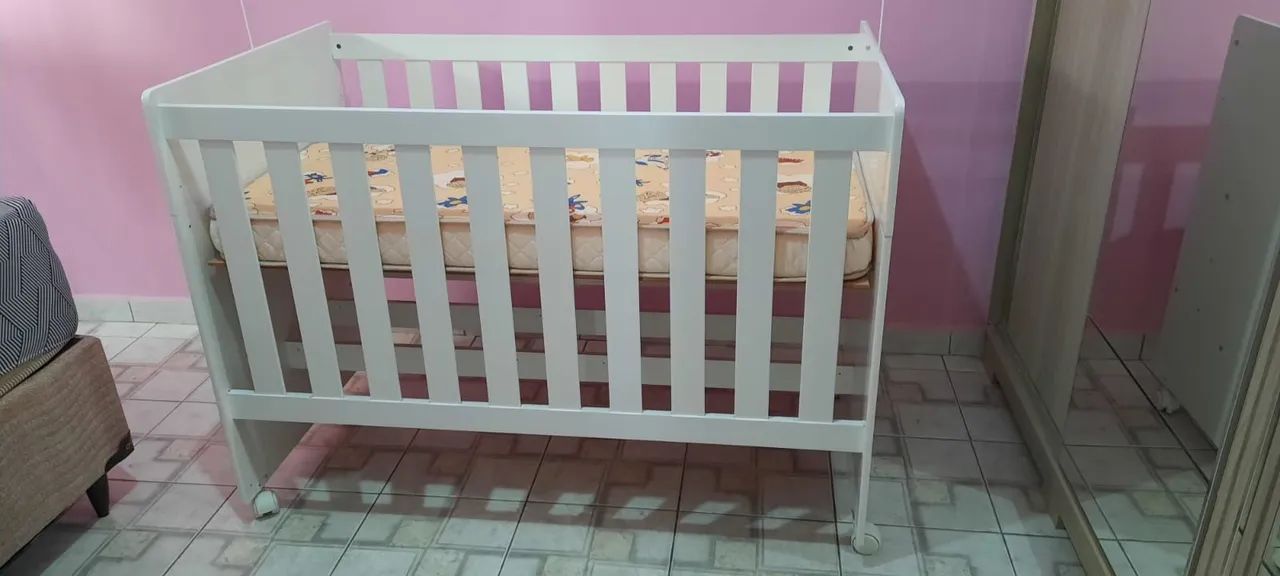Berço de Bebê Branco - Foto 2