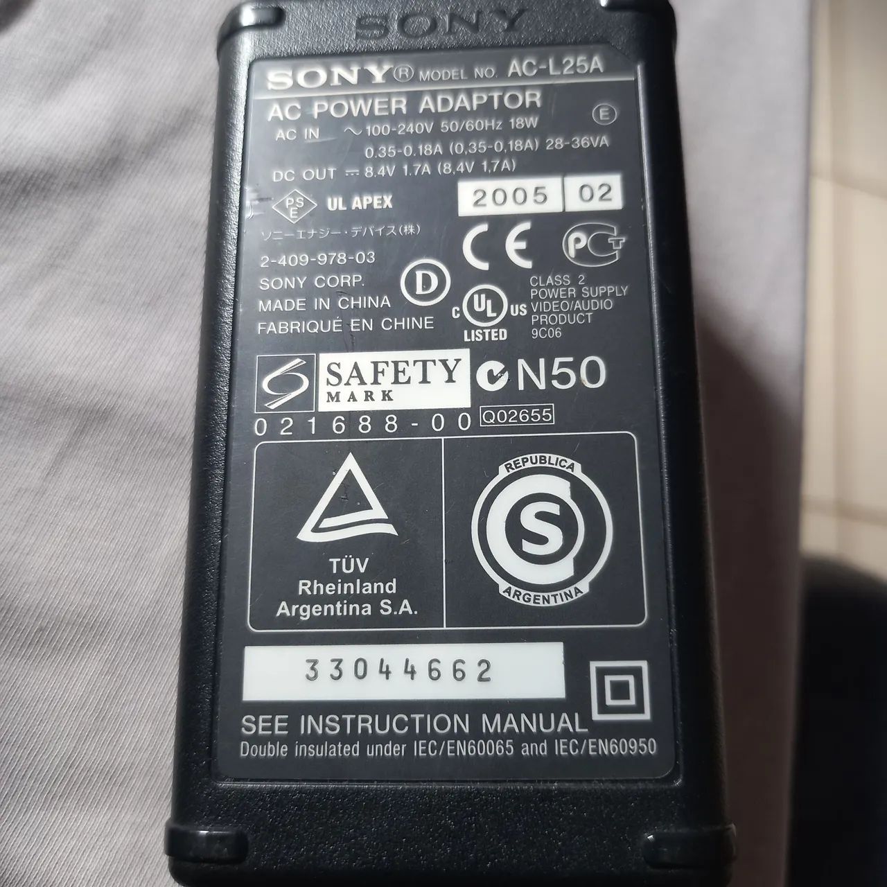 ADAPTADOR para camera digital sony AC-L25A - Foto 5