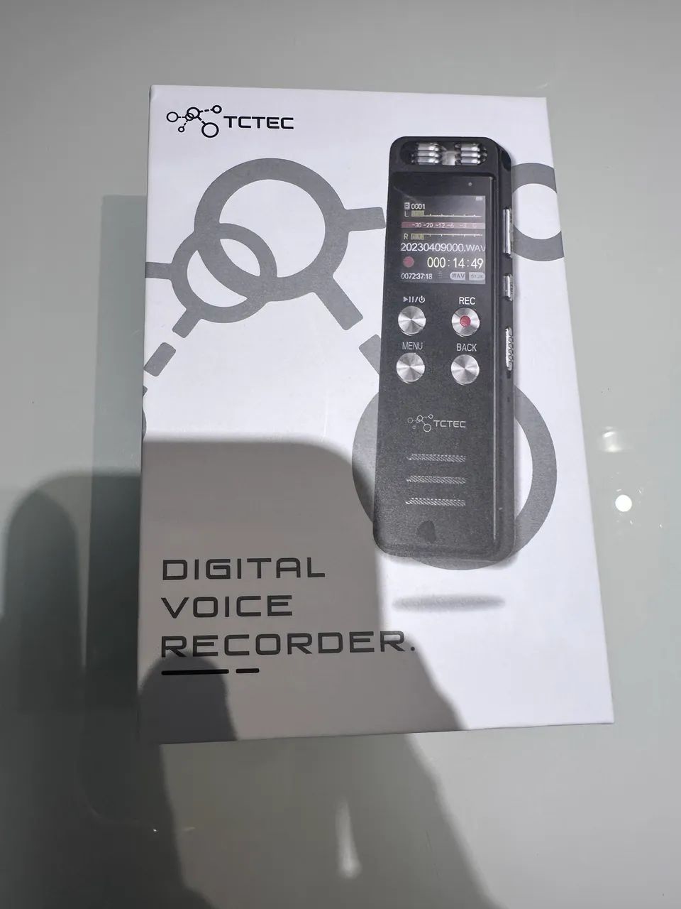 Gravador de voz Digital TETEC 160GB - Eliminação de ruídos.